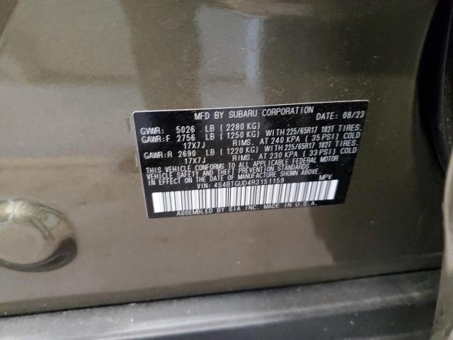 Photo 11 VIN: 4S4BTGUD4R3151159 - SUBARU OUTBACK WI 