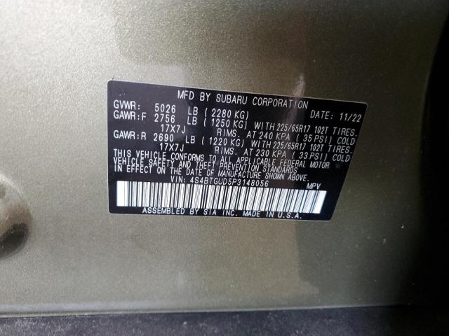 Photo 12 VIN: 4S4BTGUD5P3148056 - SUBARU OUTBACK WI 