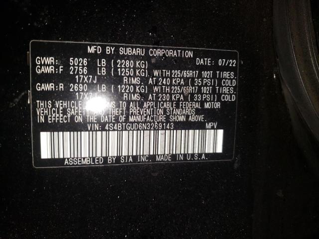 Photo 12 VIN: 4S4BTGUD6N3269143 - SUBARU OUTBACK WI 