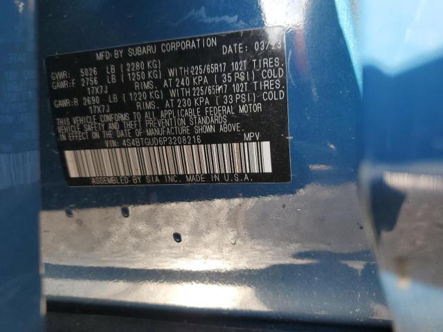 Photo 12 VIN: 4S4BTGUD6P3208216 - SUBARU OUTBACK WI 