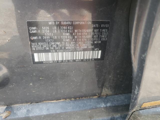 Photo 11 VIN: 4S4BTGUDXP3172479 - SUBARU OUTBACK WI 