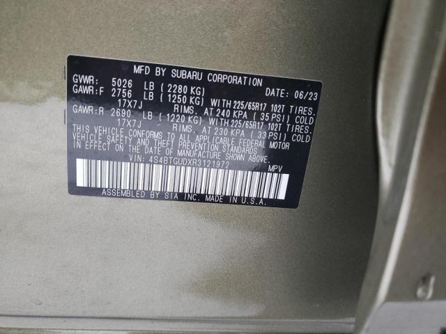 Photo 12 VIN: 4S4BTGUDXR3121972 - SUBARU OUTBACK WI 