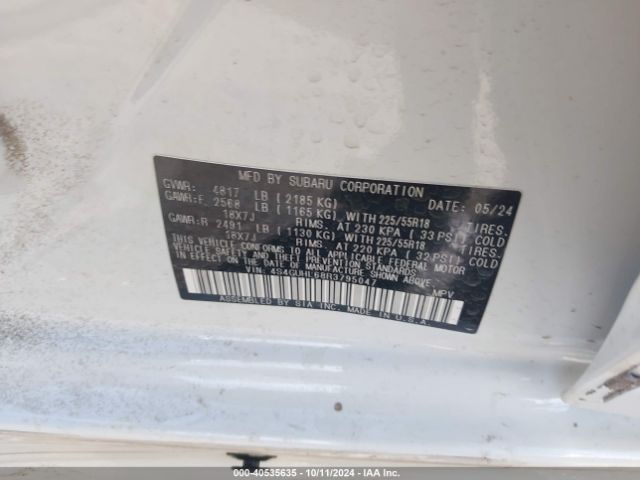 Photo 8 VIN: 4S4GUHL68R3795047 - SUBARU CROSSTREK 