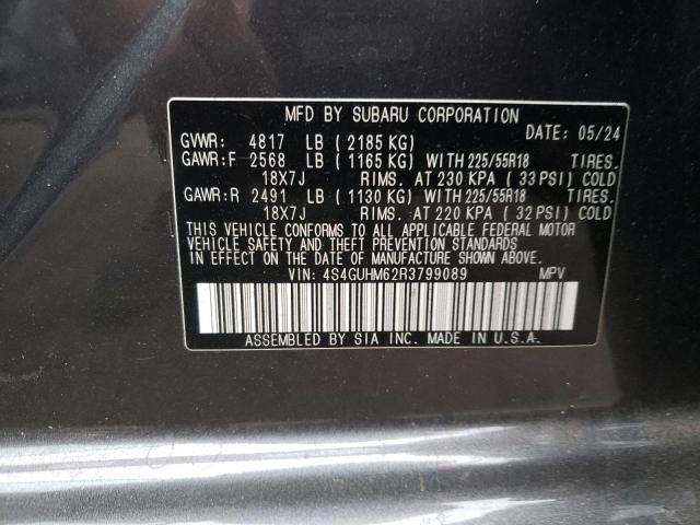 Photo 12 VIN: 4S4GUHM62R3799089 - SUBARU CROSSTREK 