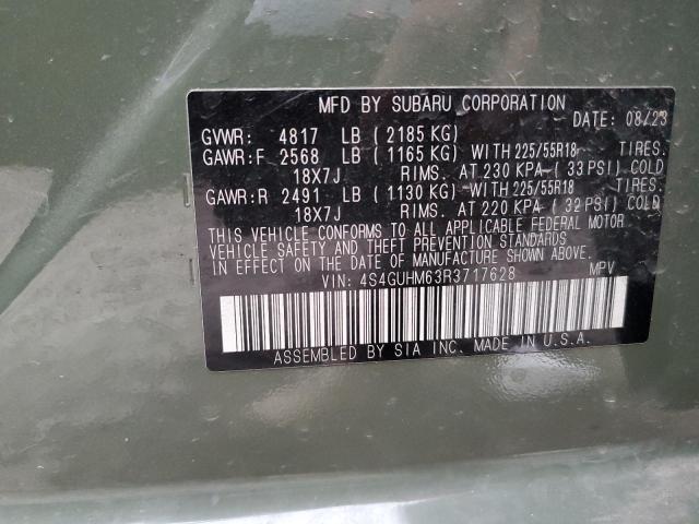 Photo 12 VIN: 4S4GUHM63R3717628 - SUBARU CROSSTREK 