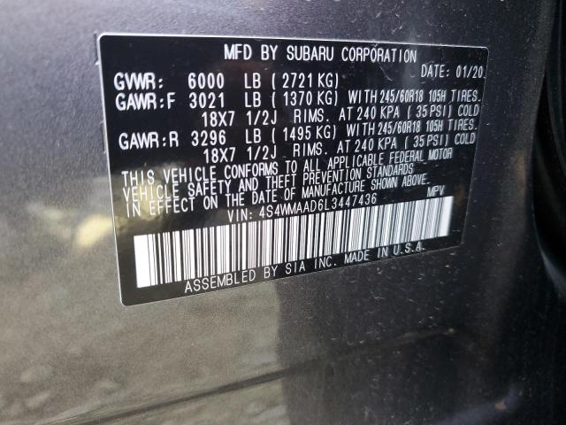 Photo 13 VIN: 4S4WMAAD6L3447436 - SUBARU ASCENT 