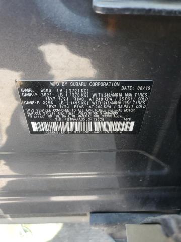 Photo 12 VIN: 4S4WMAADXL3413628 - SUBARU ASCENT 