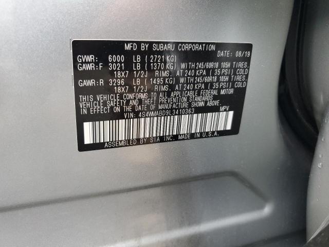 Photo 13 VIN: 4S4WMABD9L3410363 - SUBARU ASCENT PRE 