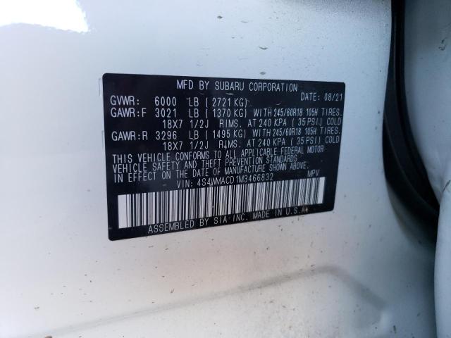 Photo 11 VIN: 4S4WMACD1M3466832 - SUBARU ASCENT PRE 