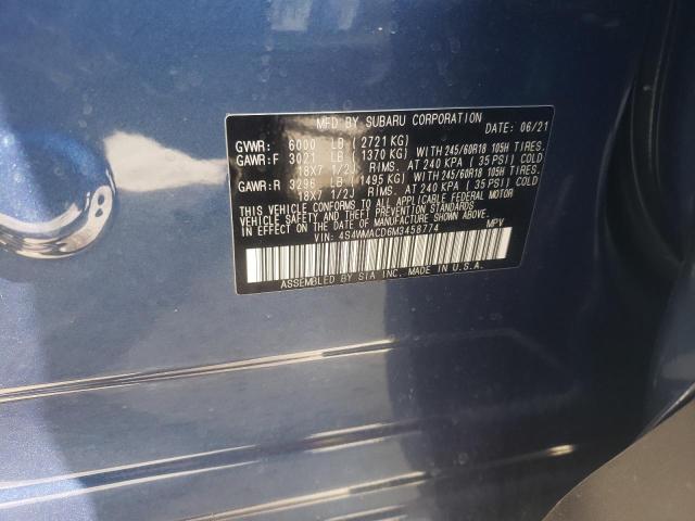 Photo 9 VIN: 4S4WMACD6M3458774 - SUBARU ASCENT PRE 