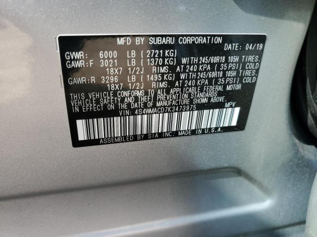 Photo 13 VIN: 4S4WMACD7K3473975 - SUBARU ASCENT PRE 