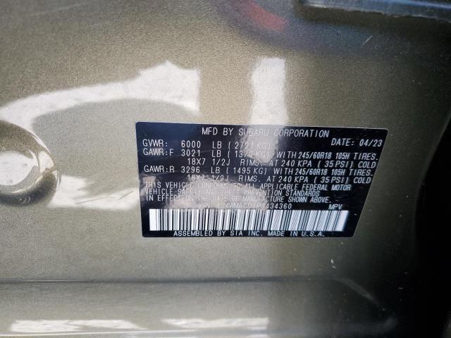 Photo 13 VIN: 4S4WMACD7P3434360 - SUBARU ASCENT PRE 