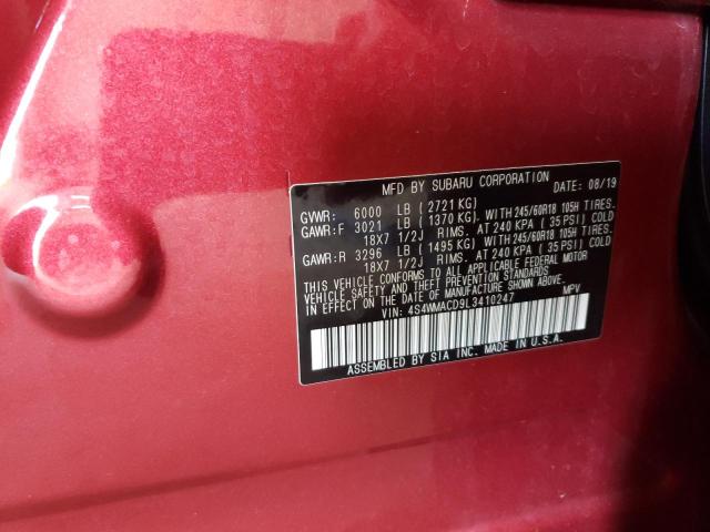 Photo 13 VIN: 4S4WMACD9L3410247 - SUBARU ASCENT PRE 