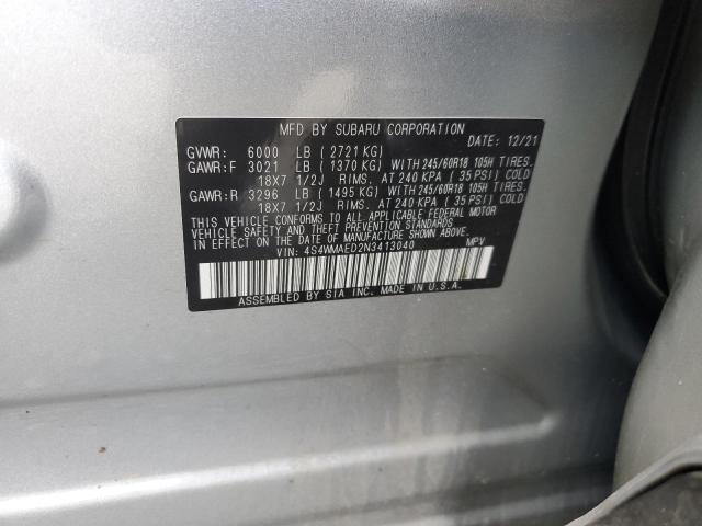 Photo 11 VIN: 4S4WMAED2N3413040 - SUBARU ASCENT PRE 