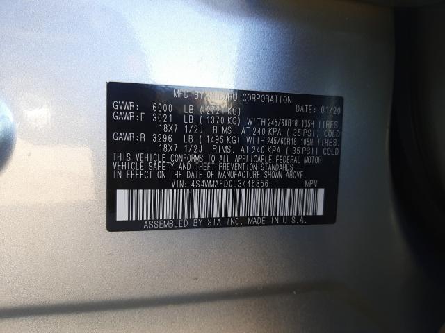 Photo 9 VIN: 4S4WMAFD0L3446856 - SUBARU ASCENT 