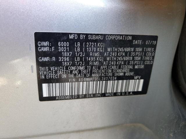 Photo 13 VIN: 4S4WMAFD5L3407034 - SUBARU ASCENT 