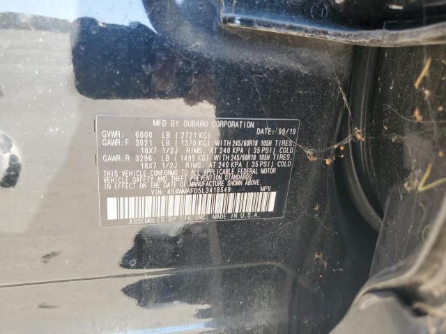 Photo 12 VIN: 4S4WMAFD5L3418549 - SUBARU ASCENT PRE 