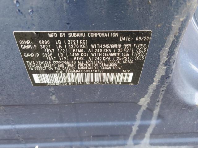 Photo 13 VIN: 4S4WMAFD5M3410727 - SUBARU ASCENT 