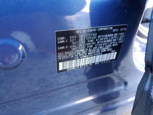 Photo 12 VIN: 4S4WMAFD9L3446063 - SUBARU ASCENT 