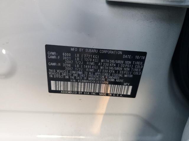 Photo 12 VIN: 4S4WMAHD0K3435898 - SUBARU ASCENT PRE 