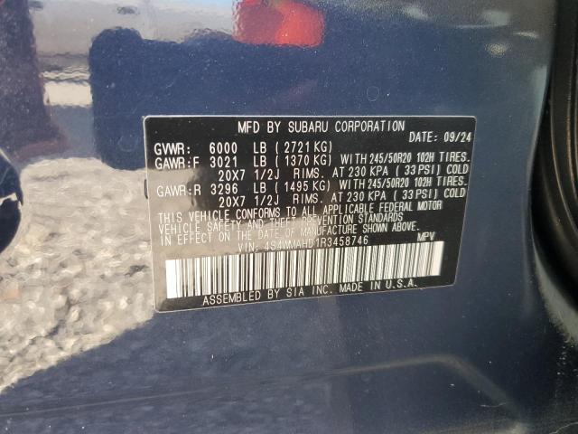 Photo 12 VIN: 4S4WMAHD1R3458746 - SUBARU ASCENT ONY 