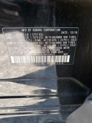 Photo 12 VIN: 4S4WMAHD2L3443504 - SUBARU ASCENT PRE 