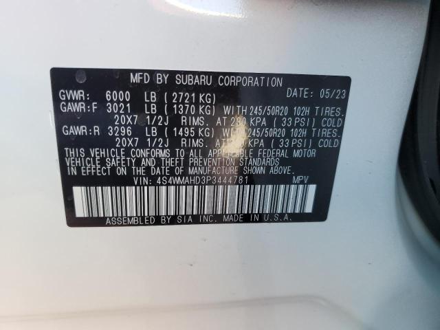 Photo 13 VIN: 4S4WMAHD3P3444781 - SUBARU ASCENT PRE 