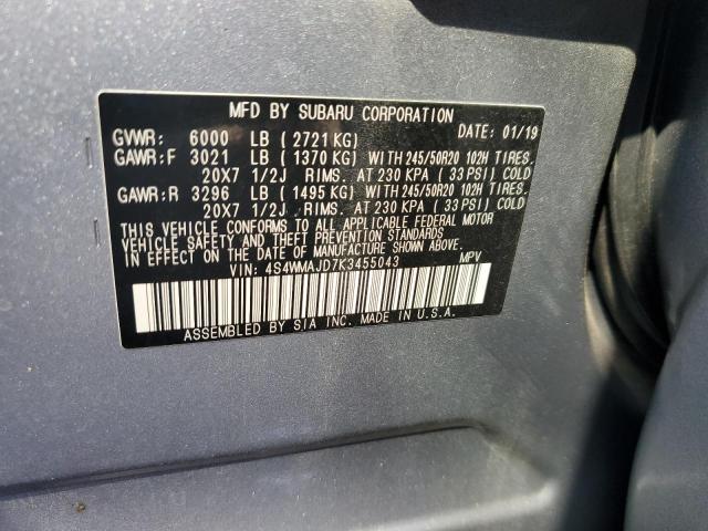 Photo 13 VIN: 4S4WMAJD7K3455043 - SUBARU ASCENT LIM 