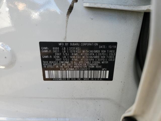 Photo 12 VIN: 4S4WMAJD7L3440611 - SUBARU ASCENT LIM 