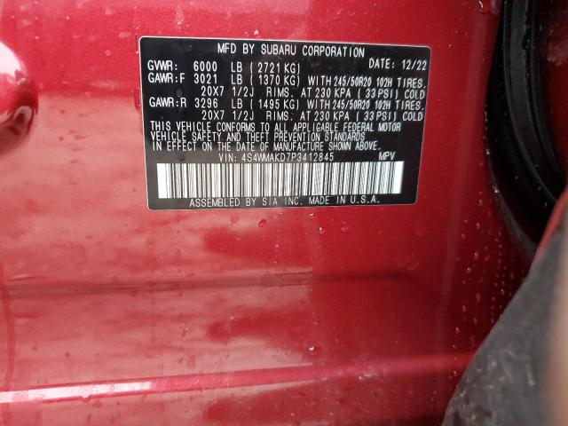 Photo 11 VIN: 4S4WMAKD7P3412845 - SUBARU ASCENT 