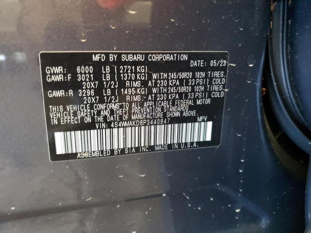 Photo 13 VIN: 4S4WMAKD8P3440847 - SUBARU ASCENT LIM 