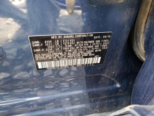 Photo 12 VIN: 4S4WMALD0L3421878 - SUBARU ASCENT 