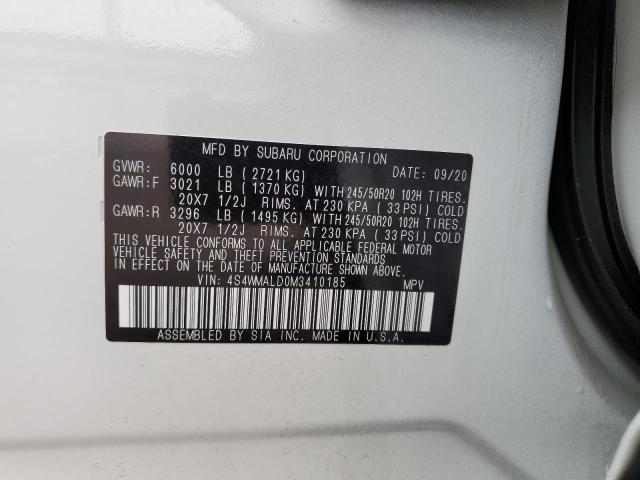 Photo 13 VIN: 4S4WMALD0M3410185 - SUBARU ASCENT 