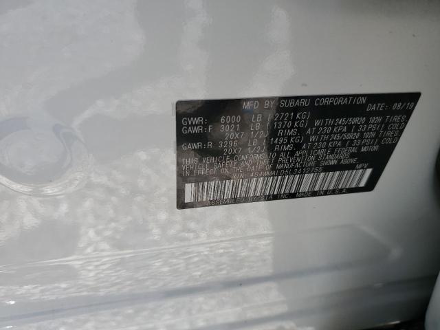 Photo 12 VIN: 4S4WMALD5L3412755 - SUBARU ASCENT 