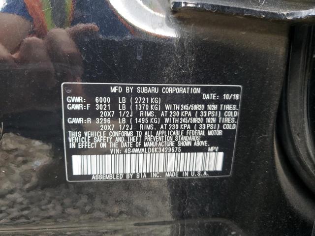 Photo 12 VIN: 4S4WMALD6K3429675 - SUBARU ASCENT 