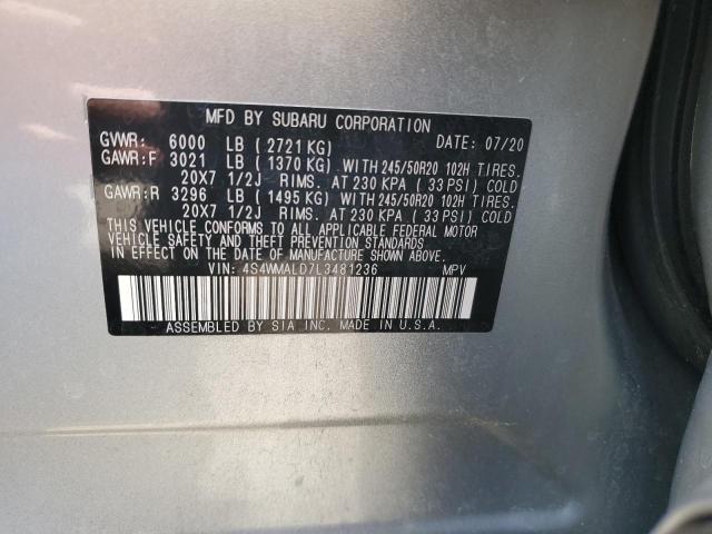 Photo 13 VIN: 4S4WMALD7L3481236 - SUBARU ASCENT 