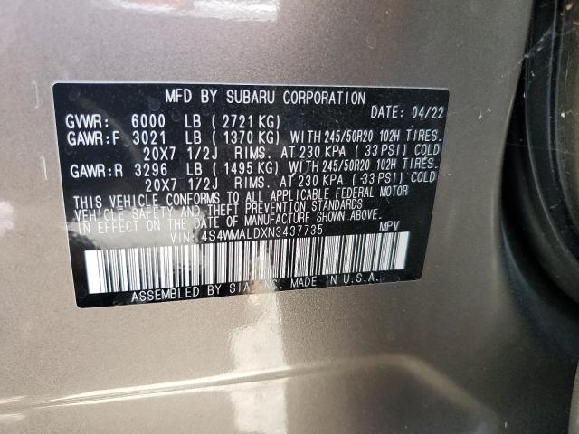 Photo 12 VIN: 4S4WMALDXN3437735 - SUBARU ASCENT 