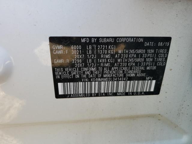 Photo 13 VIN: 4S4WMAMD2L3414042 - SUBARU ASCENT 