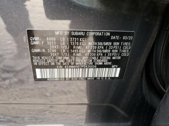 Photo 11 VIN: 4S4WMAND7P3426806 - SUBARU ASCENT 