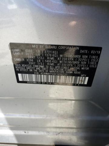 Photo 13 VIN: 4S4WMAPD0K3458731 - SUBARU ASCENT 