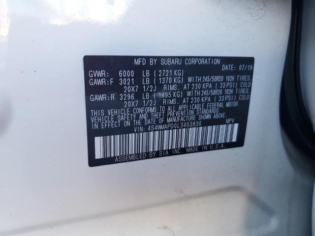 Photo 12 VIN: 4S4WMAPD0L3403830 - SUBARU ASCENT LIM 