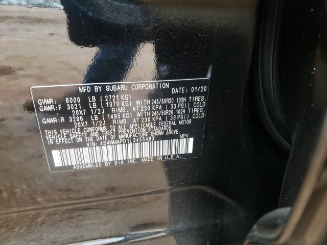 Photo 9 VIN: 4S4WMAPD1L3455483 - SUBARU ASCENT LIM 