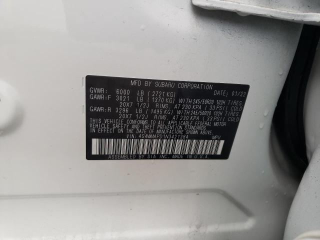 Photo 12 VIN: 4S4WMAPD1N3421384 - SUBARU ASCENT LIM 