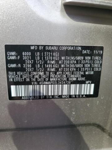 Photo 13 VIN: 4S4WMAPD2L3434738 - SUBARU ASCENT LIM 