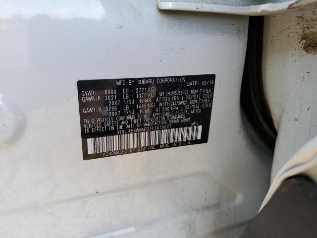 Photo 9 VIN: 4S4WMAPD3L3418077 - SUBARU ASCENT LIM 