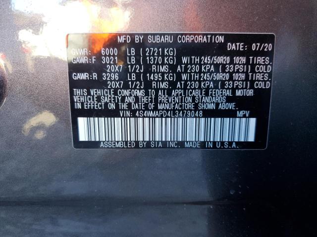 Photo 12 VIN: 4S4WMAPD4L3479048 - SUBARU ASCENT 