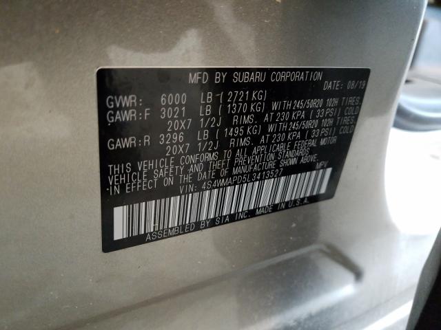 Photo 9 VIN: 4S4WMAPD5L3413527 - SUBARU ASCENT LIM 