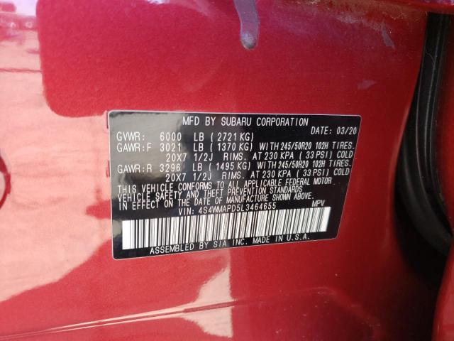 Photo 11 VIN: 4S4WMAPD5L3464655 - SUBARU ASCENT 