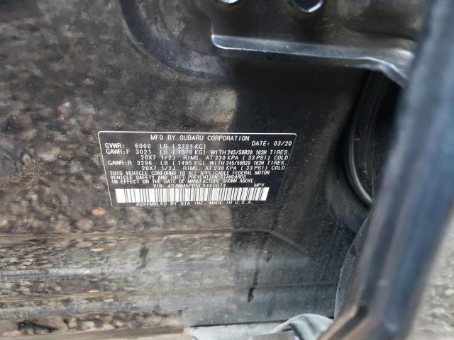 Photo 12 VIN: 4S4WMAPD5L3466874 - SUBARU ASCENT LIM 