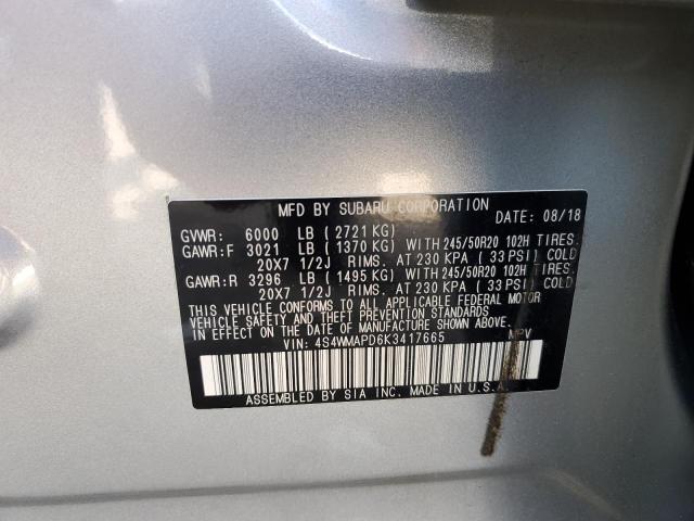 Photo 13 VIN: 4S4WMAPD6K3417665 - SUBARU ASCENT LIM 